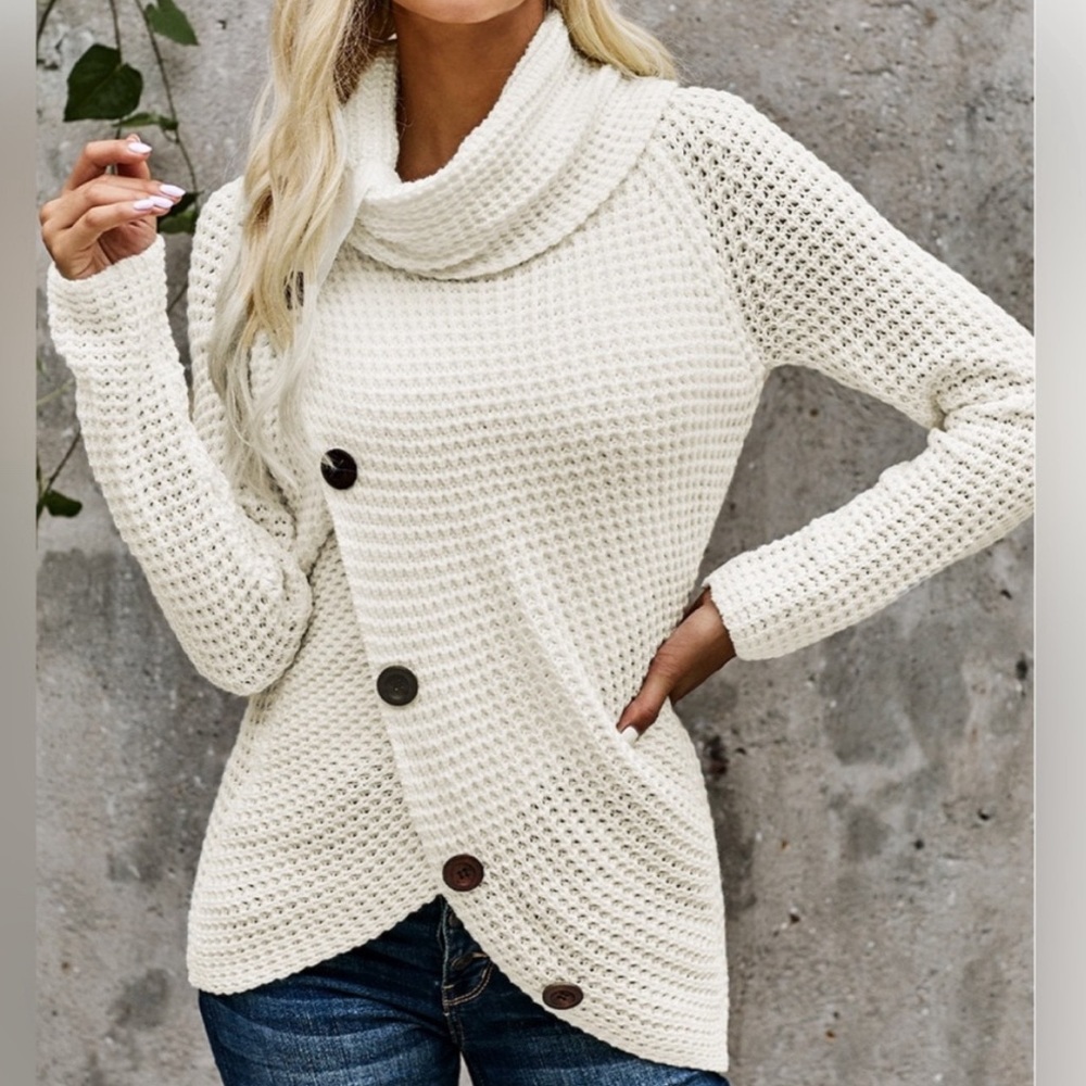 Arianna By Howard’s L/XL White Sweater NWT
